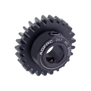 Engrenage robuste en acier trempé AGFRC PG25T8 V2, 8MM MOD1 T, pour camion/crawler RC à l'échelle 1/8 - Product Image 2