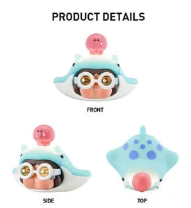 Auténtica Lámpara POP MART CRYBABY Cry <span class=keywords><strong>Me</strong></span> an Ocean, Luz Nocturna de Inducción Magnética, Recargable por USB, Decoración de Escritorio, Regalo, Novedad 2026 - Product Image 5
