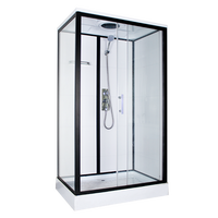 Nouveau design de luxe moderne Rectangle cabines de douche étanches hammam salle de bain ensemble complet