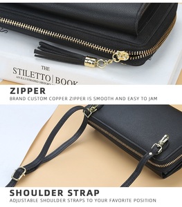 Baellerry 2019 Nuovo Stile Donne di Modo Del Raccoglitore Della Frizione Lunga Bifold Della Signora Sottile Della <span class=keywords><strong>Borsa</strong></span> DELL'UNITÀ di ELABORAZIONE del Supporto di Carta di Credito In Pelle Sacchetti di Spalla - Product Image 6