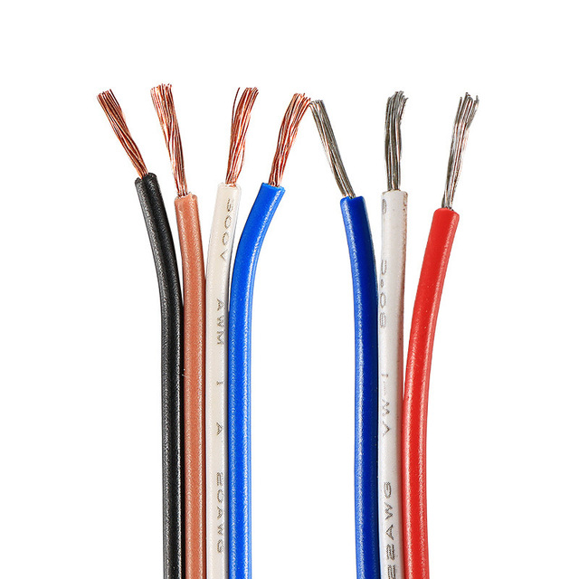 Awm 1007 20awg 22awg Vw1 14 16 18awg 18 20 22 24 26 Awg 32awg Solid 610m PVC Electric Hook - up U11007 Electronic Cable Wire