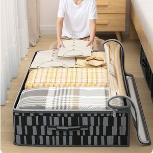 Underbed Storage Bin Clothes Storage Container Under <b>Bed</b> Organizing Bins Storage <b>Bag</b> for Blanket - Product Image 6