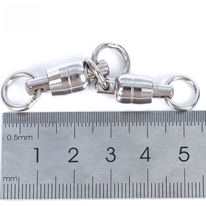 Hochbelastbarer Doppelkugellager-Wirbel aus Rostfreiem Stahl, Korrosionsbeständiger Achtform-Verschluss, 110-550lb Arbeitslast, für Angeln - Product Image 4