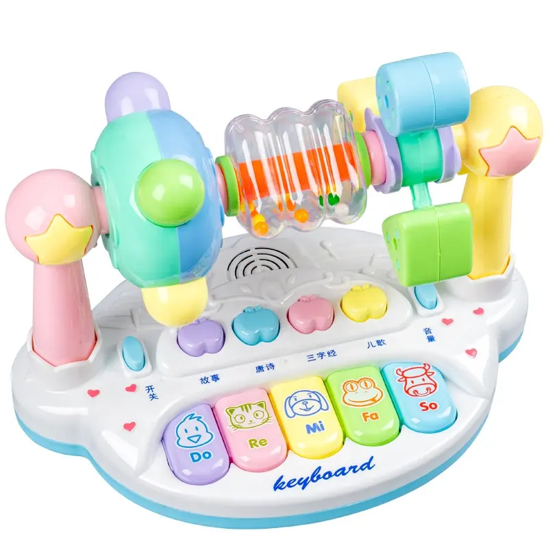 3 en 1 juguete multifuncional electrónico Musical teclado educativo música piano juguetes para bebé