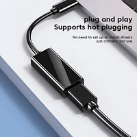 Câble adaptateur compatible USB C vers HDMI, type C 4K USB 3.1, convertisseur HDTV pour projecteur, PC, MacBook Pro, ordinateur portable, tablette