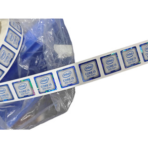 100 autocollants en acrylique imperméables, autocollants découpés à la presse, autocollants pour processeur Intel Core <span class=keywords><strong>I3</strong></span> I5-6e génération, autocollants pour processeur à une seule face - Product Image 4