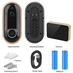 Wire Free Wireless Jingle Bell Waterproof Chime Kits Bell on Door Wifi Video Doorbell Camera - Product Image 6