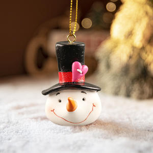 Resin Mini Santa Snowman Christmas Tree Ornament <b>Animal</b> Gingerbread <b>Decorations</b> Bagged Christmas Gifts - Product Image 6