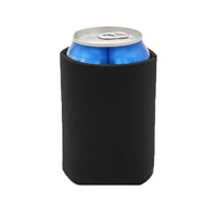 Porte-bière pliable personnalisé avec logo pour bouteille mince en néoprène isolé à sublimation manchon isotherme