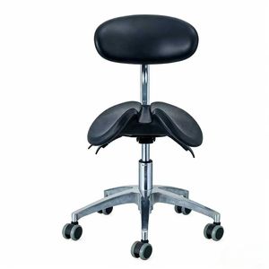 Chaise multifonctionnelle noire de luxe pour salon de beauté, salon de coiffure, tabouret réglable en hauteur, chaise multifonctionnelle - Product Image 2