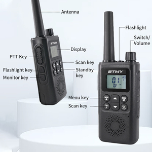 วิทยุสื่อสาร ET-T6 FRS กำลังส่ง 2 วัตต์ ระยะ 1 กิโลเมตร ชุดคู่ UHF วิทยุสื่อสารสองทาง สำหรับโรงแรม ร้านค้า บ้าน งานกลางแจ้ง สถานการณ์ฉุกเฉิน วิทยุสื่อสารแบบพกพา - Product Image 2