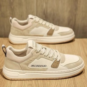 Zapatillas Deportivas Blancas con Cordones Estilo Coreano, con Luces, Suela Gruesa, para Hombre, para Todas las Temporadas, Uso Casual - Product Image 3