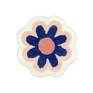<span class=keywords><strong>Tappeto</strong></span> <span class=keywords><strong>Rotondo</strong></span> <span class=keywords><strong>in</strong></span> Peluche a Forma di Fiore per Soggiorno, Camera da Letto, Bagno, Antiscivolo, Decorazione per Cameretta - Product Image 4