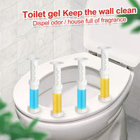 Prix d'usine – Gel désodorisant et assainisseur d'air à la lavande, anti-odeurs 12 fois plus efficace, élimine les odeurs, nettoyant pour toilettes en forme de tampon