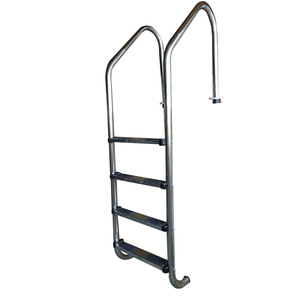 Échelle de <span class=keywords><strong>piscine</strong></span> en acier inoxydable 304 creusée et hors sol avec main courante antidérapante et installation facile au bricolage - Product Image 2