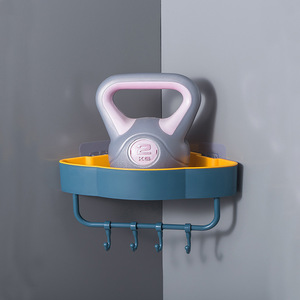 Estante de Esquina para Baño de 3 Niveles, Montaje en Pared sin Taladro, Diseño Moderno para Almacenamiento en el Baño - Product Image 2
