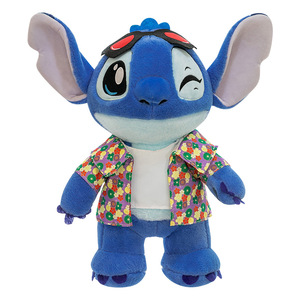 Peluche <span class=keywords><strong>de</strong></span> <span class=keywords><strong>Lilo</strong></span> & Stitch <span class=keywords><strong>de</strong></span> pie, súper suave, con gafas y chaleco - Nuevo y creativo regalo para niños y niñas - Product Image 1