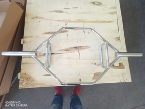 Barre de poids professionnelle robuste 2 pouces triceps Deadlift Squat Barbell Hex Trap <span class=keywords><strong>Shrug</strong></span> Barbell - Product Image 5