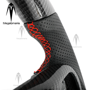 Volante Deportivo Personalizado de Fibra de Carbono con Alcántara y Luces LED para <span class=keywords><strong>JEEP</strong></span> Wrangler Grand Cherokee - Product Image 6