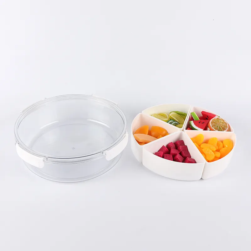 Nuevo producto bandeja de frutas con tapa PET caja de frutas secas ecológica gran oferta caja de dulces para embalaje
