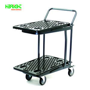 Highbright 210L Supermarket Shopping Cart with 4 Universal Wheels and Metal Versatile &amp; Durable <strong>Trolley</strong> - Product Image 5