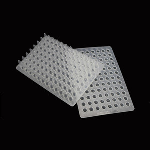 Haiwa LAB OEM plastik transparan, tepi transparan <span class=keywords><strong>96</strong></span> <span class=keywords><strong>Well</strong></span> 0.1ml 0.2ml pelat PCR untuk penggunaan di Lab - Product Image 6