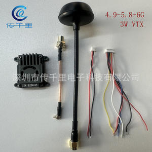 Factory Direct High-<b>Power</b> 4.9G 5.8G 6G 3W VTX Long-Distance FPV Image <b>Transmission</b> for Racing Drones Supports Extended Frequency - Product Image 4