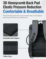 Sac à dos personnalisable en stock pour l'université, les voyages, les activités de plein air, les affaires, l'école, imperméable, sac à dos de voyage, sac à dos d'épaule pour ordinateur portable
