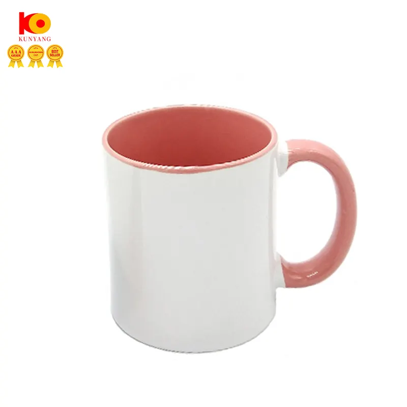 Fornitore di tazze di sublimazione della tazza di ceramica di sublimazione in bianco personalizzato di stampa a colori di alta qualità
