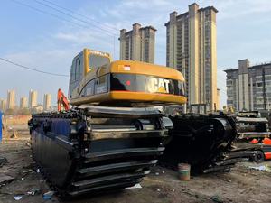 20ton Sâu Bướm 320cl 320D thuyền Digger sử dụng đổ bộ Máy xúc với Side phao để bán - Product Image 4