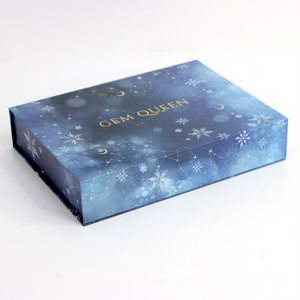 Caja de Regalo Magnética Plegable de Cartón de Lujo con Logotipo Impreso Personalizado, Diseño Personalizado con Lámina Dorada para Accesorios de Moda - Product Image 4