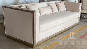 Velours italien moderne de luxe, doux au toucher, blanc, nouvelle collection - Product Image 2