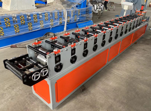 Đầy đủ tự động kim loại con lăn màn trập cửa màu thép kim loại mạ kẽm kim loại hàng rào cuộn tạo thành máy để bán - Product Image 4