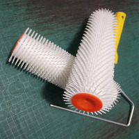 Herramienta profesional de revestimiento de suelo epoxi de grado Industrial DIY, rodillo de Punta personalizable para decoración, pintura, Material de nailon, OEM