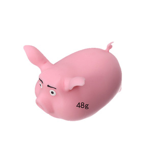 Jouet Squishy Cochon Rose En Colère à Presser Anti-Stress, Jouet Sensoriel Amusant pour Enfants, Cadeau de Décompression et de Farce - Product Image 4