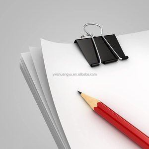 Grandes pinces à reliure 1.6 pouces (paquet de 12), grandes pinces à papier pour fournitures de <span class=keywords><strong>bureau</strong></span>, largeur 1.6 pouces/41mm, capacité, noir - Product Image 6