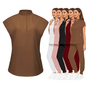 Ensemble <span class=keywords><strong>de</strong></span> tenues médicales personnalisées pour femmes, uniforme d'infirmière, pantalon <span class=keywords><strong>de</strong></span> jogging, vêtements <span class=keywords><strong>de</strong></span> travail pour infirmières, médecins, dentistes, hôpitaux et cliniques - Product Image 4