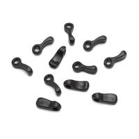 Mini-cloche de sécurité classique en plastique de 3 mm, étanche, avec cordon de serrage et boucle pour sacs à fermeture éclair et accessoires vestimentaires