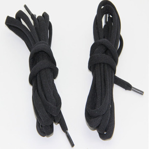 Xinda Tùy Chỉnh 8Mm Phản Quang Đàn Hồi Rộng No-Tie Giày Ren Trắng Đen Tùy Chỉnh Màu Sắc Lớn Chất Béo Phẳng Bông <span class=keywords><strong>Polyester</strong></span> Vải - Product Image 6