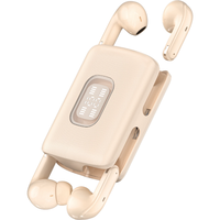 Audífonos J15 TWS con Función de Emparejamiento Dual, V5.4 HIFI, Cancelación de Ruido ENC, Pantalla LED, IPX5, Táctiles, Semi-Intraaurales, Deportivos, Batería de Larga Duración, OEM, ODM