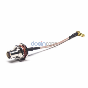Заводская цена BNC Jack gomen переборка к SMA штекер 90 градусов с RG 179 RG179 RF Pigtail Перемычка Удлинительный кабель в сборе - Product Image 1