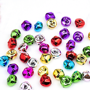 Clochettes métalliques brillantes en fer de 6 mm à 38 mm pour artisanat DIY, décorations de Noël, fabrication de bijoux, clochettes pour chiens et chats - Product Image 2