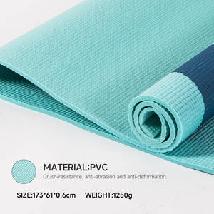 Custom Logo Manufacturer High Quality Eco-Friendly Fitness Pilates Anti-slip 6mm <strong>PVC</strong> Printed <strong>Yoga</strong> <strong>Mat</strong> - Product Image 3