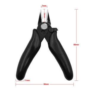 Cuchillo de Corte Lateral de Precisión de 3.5 Pulgadas, Cuchillo Pequeño para Alambres con Bloqueo, para Alambres, Manualidades, <span class=keywords><strong>Gunpla</strong></span>, Modelismo - Product Image 4