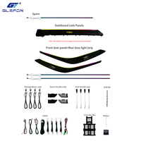 Kit d'éclairage d'ambiance intérieur 12V pour Toyota Corolla / Levin / Allion / Levin GT 2019-2024 Glefon, lampe d'ambiance Plug and Play