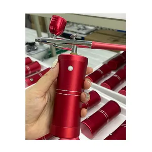 Kit compressore portatile Airbrush Cordless con ugello da 0.4mm aerografo alimentato a batteria per tatuaggio da barbiere per Nail Art