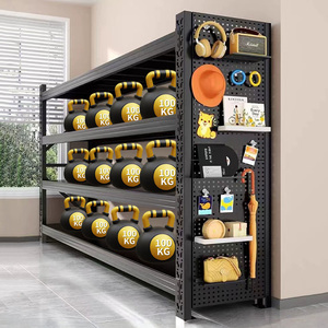 Công Suất Lớn Đóng Mở Kim Loại Lưu Trữ Kệ <span class=keywords><strong>4</strong></span>-Kệ Hiển Thị Cho Nhà Để Xe Sử Dụng Thép Hữu Cơ Kệ Cửa Hàng Hiển Thị - Product Image 4