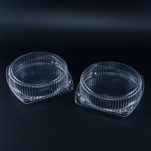 Contenitore monouso da asporto in plastica da forno contenitore per dolci con coperchio di bloccaggio a cerniera - Product Image 2