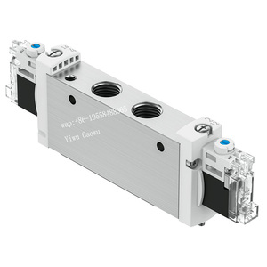 Válvula de doble solenoide controlada por solenoide de 5/2 vías FESTO VUVG-L18-B52-T-G14-1H2L-F1A 8172837 original de Alemania - Product Image 1