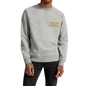 Sudadera de Cuello Redondo para Hombre, con Logotipo Personalizado, 100% Algodón, Corte Regular, Estilo Casual Otoñal, Tejido de Punto, Color Sólido - Product Image 1